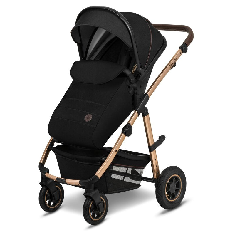 Carucior 3 in 1 Lionelo Amber, Negru Onyx