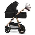 Carucior 3 in 1 Lionelo Amber, Negru Onyx