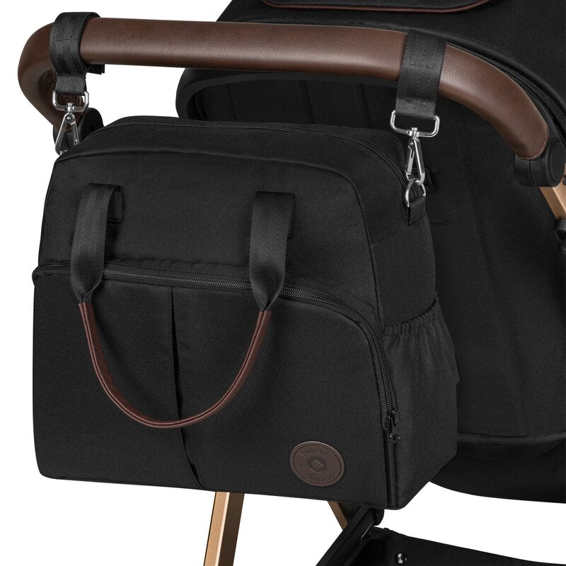 Carucior 3 in 1 Lionelo Amber, Negru Onyx