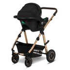Carucior 3 in 1 Lionelo Amber, Negru Onyx