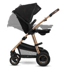 Carucior 3 in 1 Lionelo Amber, Negru Onyx