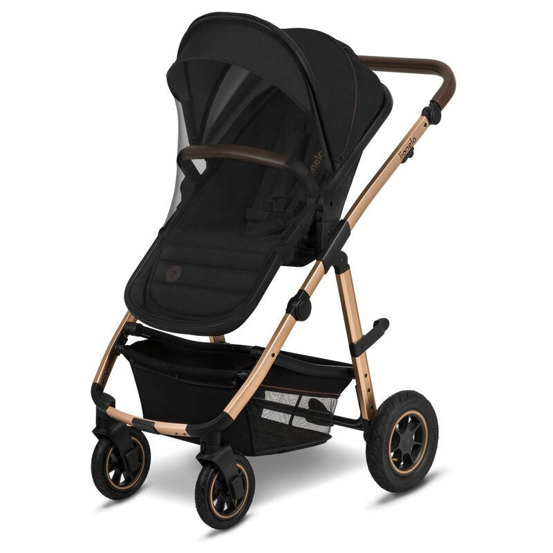Carucior 3 in 1 Lionelo Amber, Negru Onyx