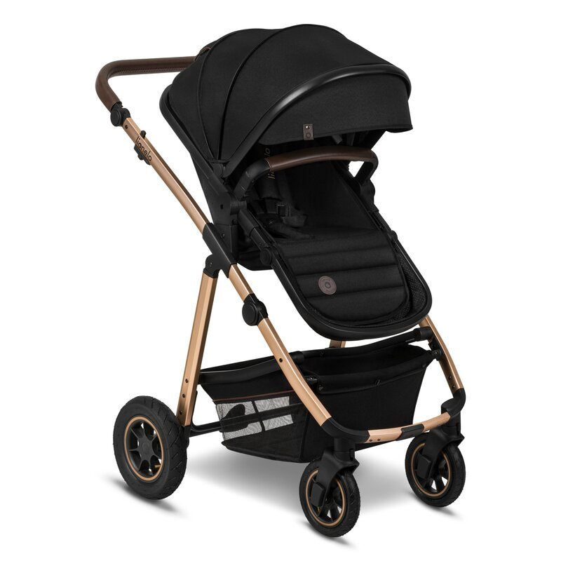 Carucior 3 in 1 Lionelo Amber, Negru Onyx