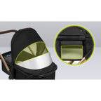 Carucior 3 in 1 Lionelo Amber, Negru Onyx