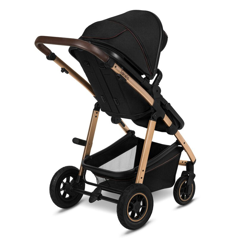 Carucior 3 in 1 Lionelo Amber, Negru Onyx