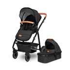 Carucior 2 in 1 Lionelo Amber Gri Inchis - scaun sport reversibil