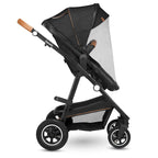 Carucior 3 in 1, Lionelo, Amber, Cadru aluminiu, Cu landou intarit si salteluta moale, Cu scoica auto testata ADAC, Reversibil, Cu accesorii, Geanta parinti, Pana la 22 kg, Gri Inchis