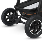 Carucior 3 in 1, Lionelo, Amber, Cadru aluminiu, Cu landou intarit si salteluta moale, Cu scoica auto testata ADAC, Reversibil, Cu accesorii, Geanta parinti, Pana la 22 kg, Gri Inchis