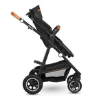 Carucior 3 in 1, Lionelo, Amber, Cadru aluminiu, Cu landou intarit si salteluta moale, Cu scoica auto testata ADAC, Reversibil, Cu accesorii, Geanta parinti, Pana la 22 kg, Gri Inchis