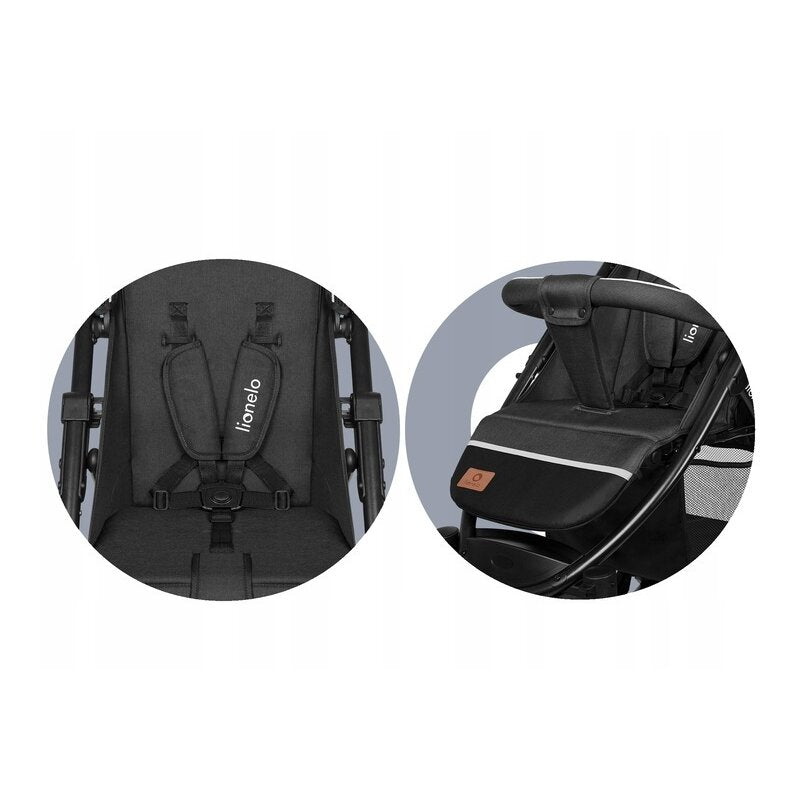 Carucior sport Lionelo Annet Tour Dreamin, Negru