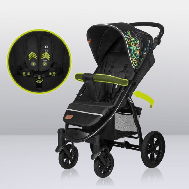 Carucior sport Lionelo Annet Tour Dreamin, Negru