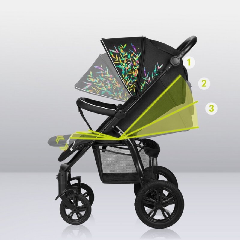 Carucior sport Lionelo Annet Tour Dreamin, Negru
