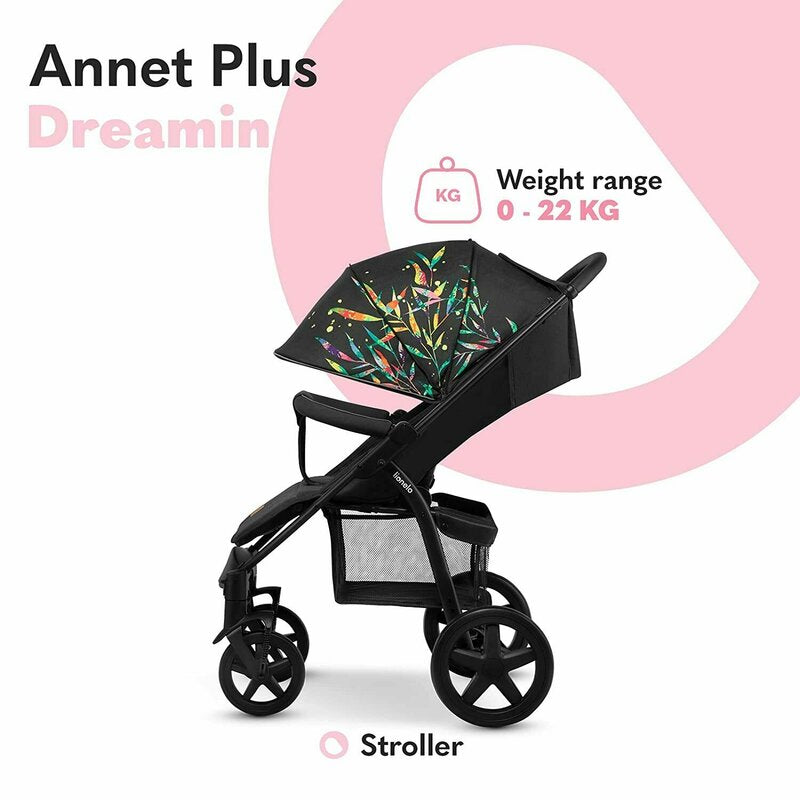 Carucior sport Lionelo Annet Plus Dreamin', Negru