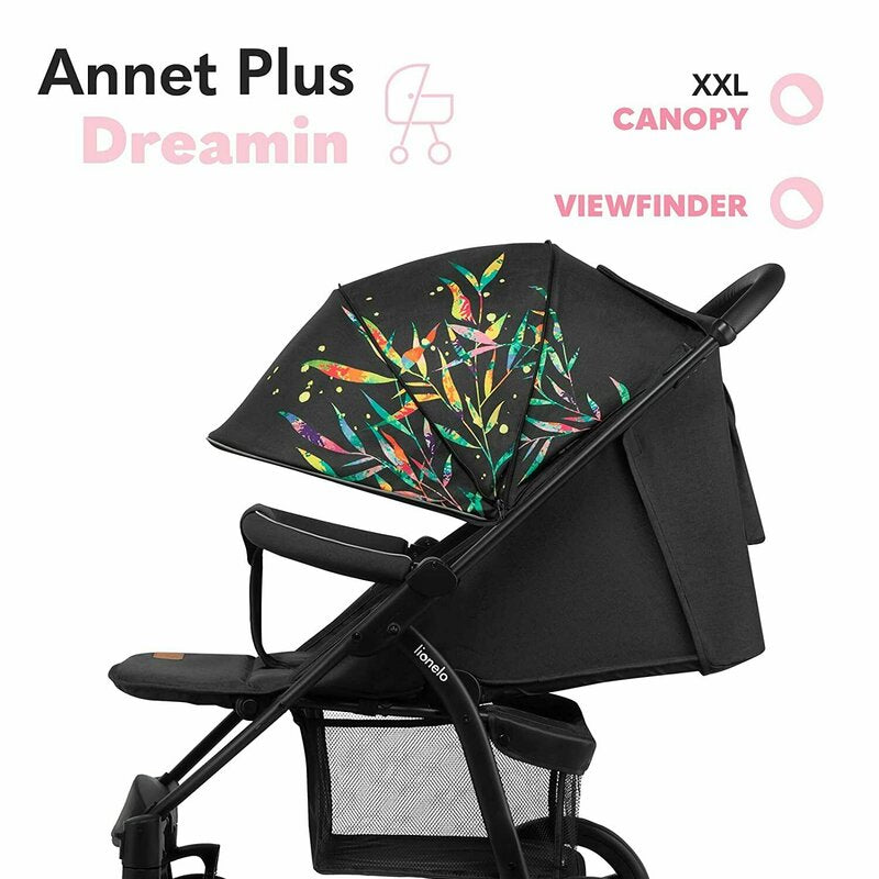Carucior sport Lionelo Annet Plus Dreamin', Negru