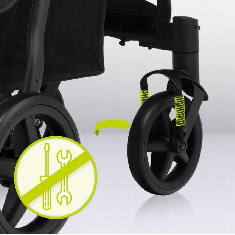 Carucior sport Lionelo Annet Plus Dreamin', Negru