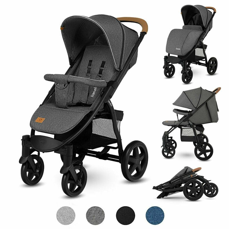 Carucior sport Lionelo Annet Plus, Gri Caramel