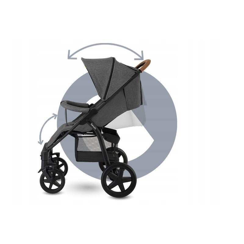 Carucior sport Lionelo Annet Tour, Gri