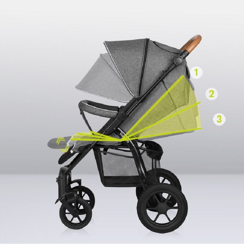 Carucior sport Lionelo Annet Tour, Gri