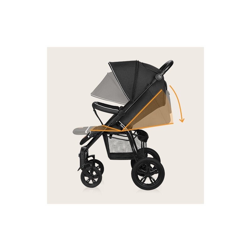 Carucior sport Lionelo Annet Tour, Negru
