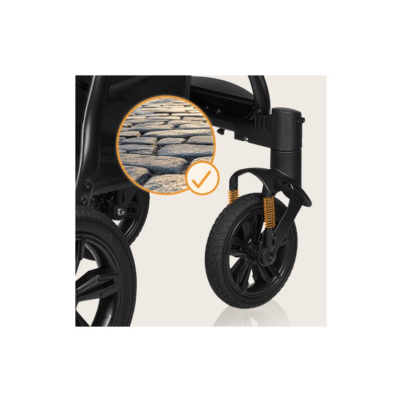 Carucior sport Lionelo Annet Tour, Negru