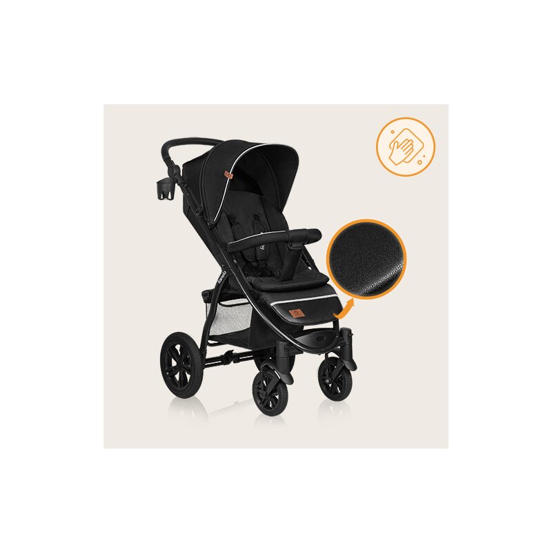 Carucior sport Lionelo Annet Tour, Negru