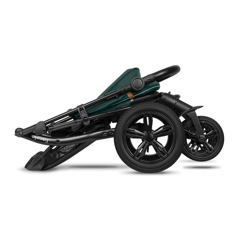 Carucior sport, Lionelo, Annet Tour, De la nastere, Cu capotina impermeabila, Cu filtru UPF 50+, Cu maner reglabil, Plasa de tantari, Suport biberon, Saculet pentru picioare, Pana la 22 kg, Cu certificare TUV, Verde