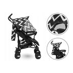 Carucior sport Lionelo Elia Oslo, Negru/Alb