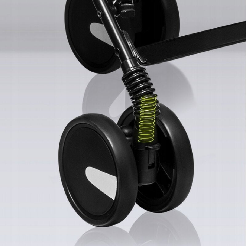 Carucior sport, Lionelo, Elia Oslo, Cu plasa de tantari, Suport de picioare reglabil, Spatar ajustabil in 4 pozitii, Capotina XXL, Pliere tip umbrela, Capacitate 15 kg, 6 luni+, EN 1888, Negru/Alb