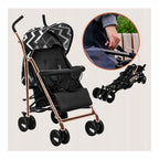 Carucior sport Lionelo Elia Oslo, Negru/Alb