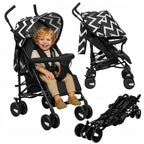 Carucior sport Lionelo Elia Oslo, Negru/Alb