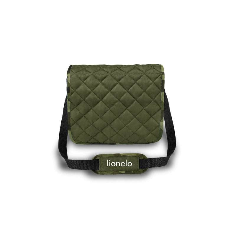 Carucior sport, Lionelo, Emma Plus, Cu tavita, 2 Suporturi pentru pahar, Geanta accesorii, Conform cu standardul european de securitate EN1888-1, Forest Green