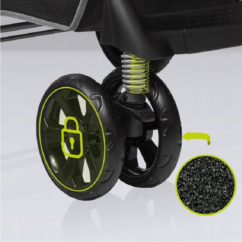 Carucior sport Lionelo Emma Plus, Stone