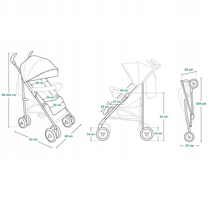 Carucior sport compact, Lionelo, Irma, Spatar reglabil in 4 pozitii, Suport picioare reglabil, Manere rotative, Pliere tip umbrela, 6- 36 luni, Pana la 15 kg, Conform cu EN1888-1:2018, Roz