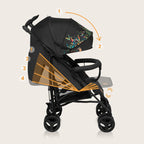 Carucior sport compact Lionelo Irma, Negru