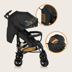 Carucior sport compact Lionelo Irma, Negru