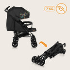 Carucior sport compact Lionelo Irma, Negru