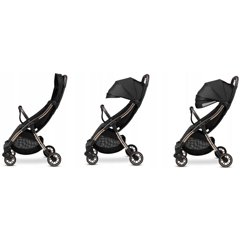 Carucior sport Lionelo Julie One, Negru/Auriu