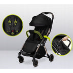 Carucior sport Lionelo Julie One, Negru/Auriu