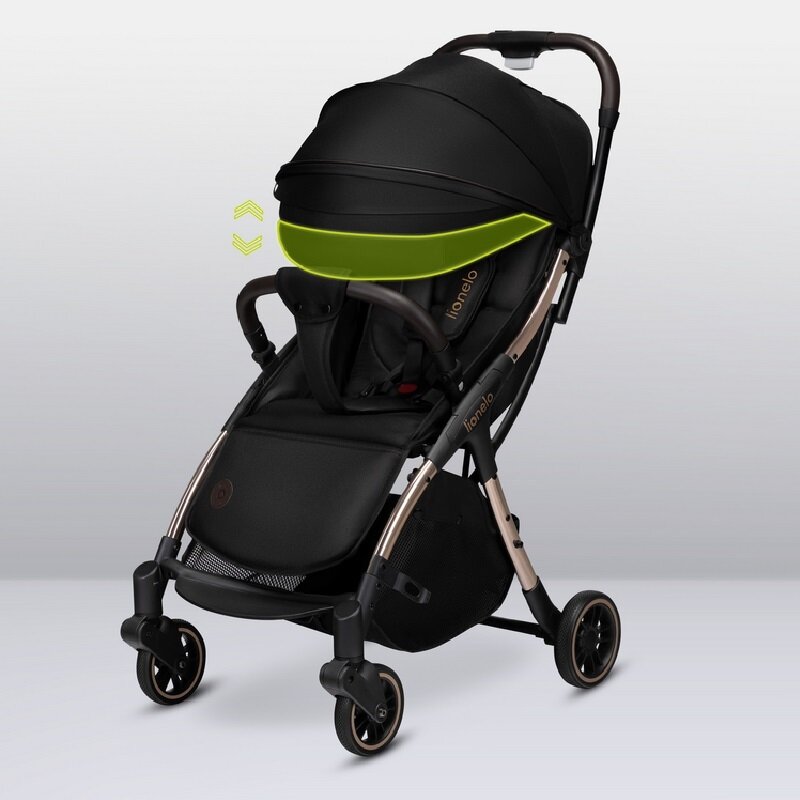 Carucior sport Lionelo Julie One, Negru/Auriu