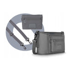 Organizator carucior Lionelo Little Cube Gri – cureaua și buzunarul