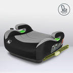 Inaltator auto, Lionelo, Luuk Fix I-size, 125- 150 cm, Instalare cu sistem Isofix si centura de prindere, Cu husa detasabila, Conform cu standardul european de securitate ECE R129, Gri