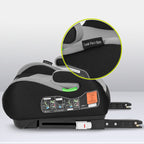 Inaltator auto, Lionelo, Luuk Fix I-size, 125- 150 cm, Instalare cu sistem Isofix si centura de prindere, Cu husa detasabila, Conform cu standardul european de securitate ECE R129, Gri