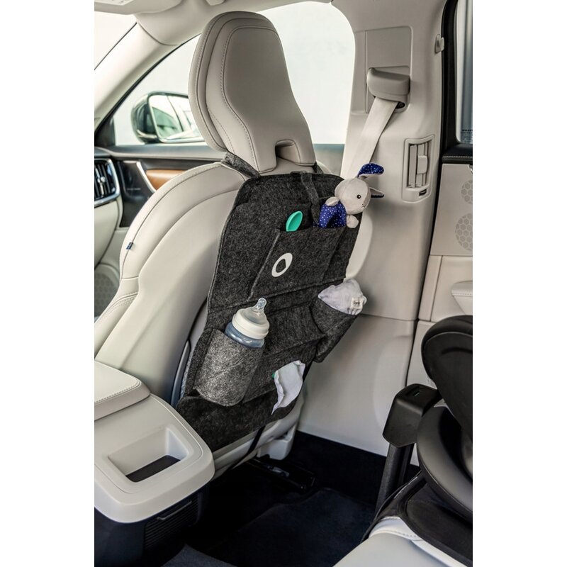 Organizator auto 2 in 1 cu protectie spatar Lionelo, Gri