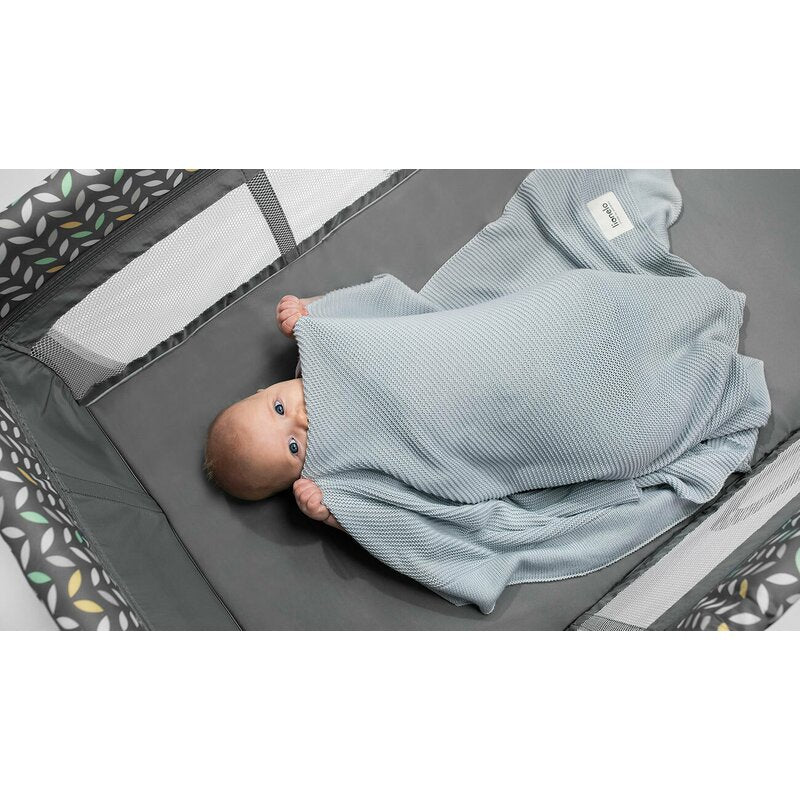 Păturică Lionelo Bamboo Blanket Blue – păturică lângă bebeluș