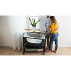 Patut co-sleeper Lionelo Timon Gri langa patul parintilor