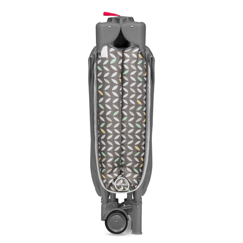 Patut pliant, Lionelo, Sven Plus, 120x60 cm, Cu doua nivele, Cu arcada jucarii, masuta de infasat, vibratii, melodii  conform cu standardele europeane de securitate EN716 si EN12221, Grey Scandi