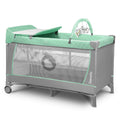 Patut pliant Lionelo Flower Turcoaz