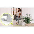 Poartă de siguranță Lionelo Truus Slim LED Gri – poartă montată