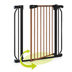 Poartă de siguranță Lionelo Truus Slim Black Carbon Natural – mecanism de deschidere