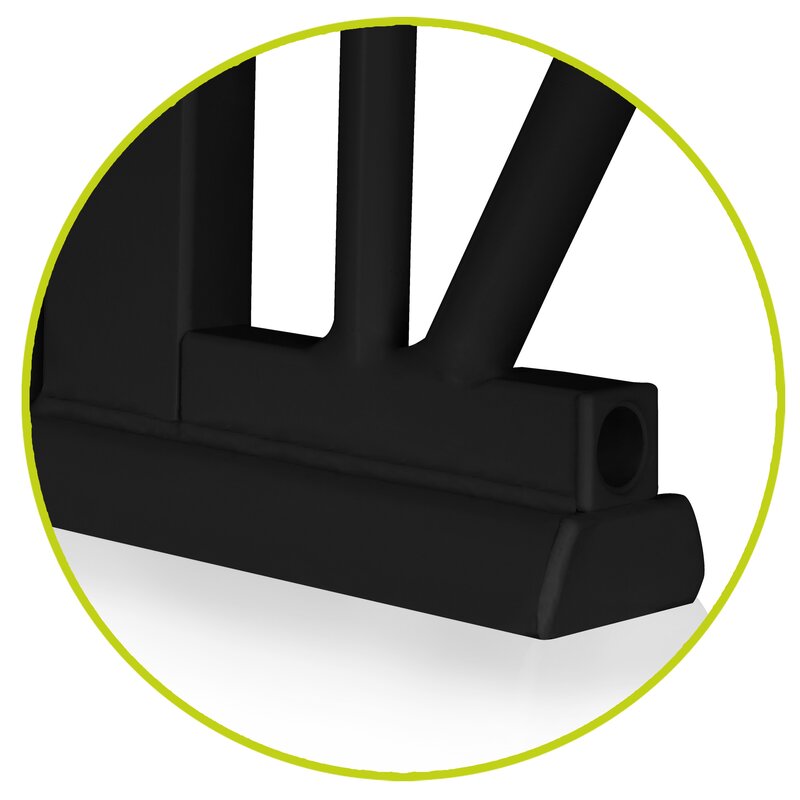 Poartă de siguranță Lionelo Truus Slim Black Carbon Natural – detaliu prag